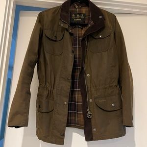 Barbour women’s tartan jacket green 6